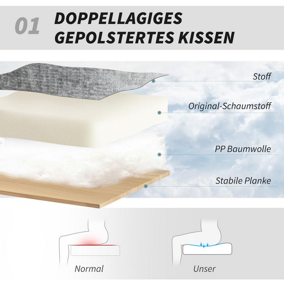 HOMCOM chaise de bureau  