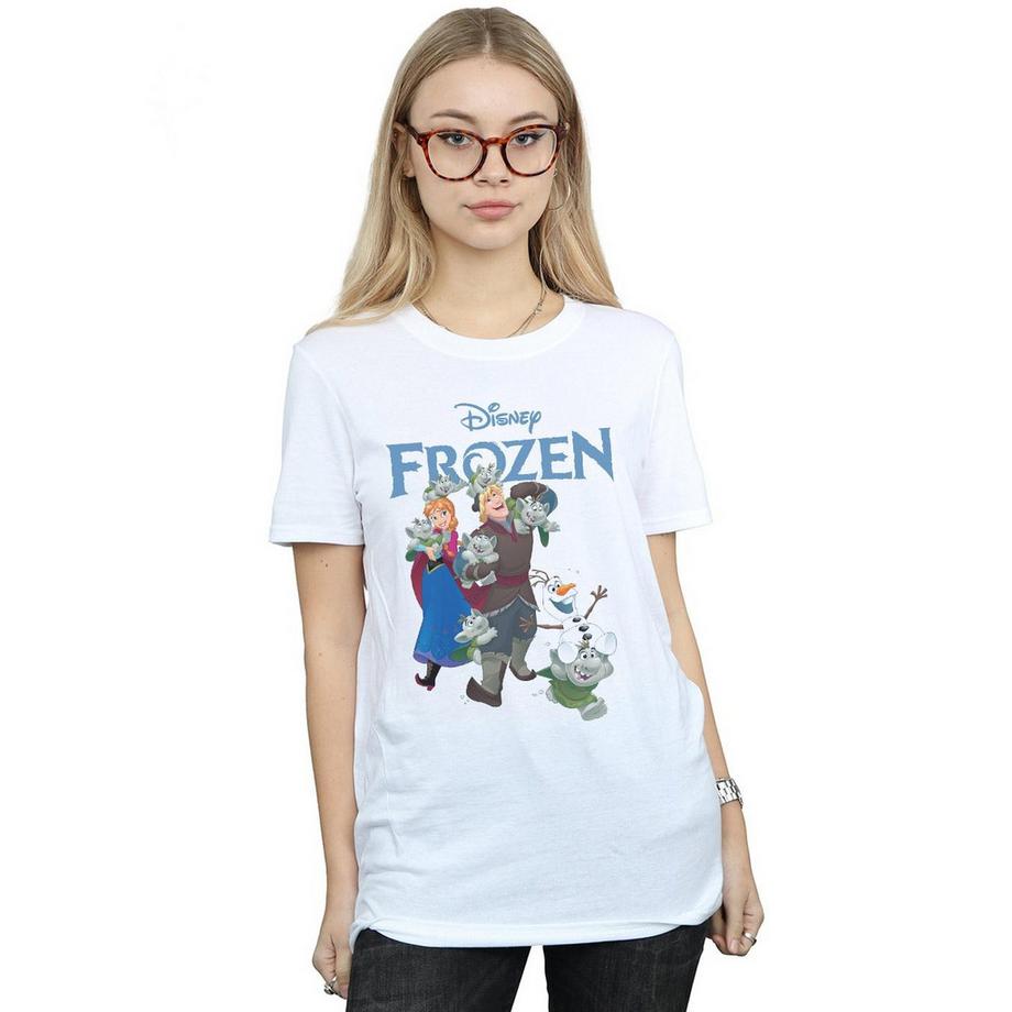 Disney Frozen Happy Trolls T-Shirt Imprimé  