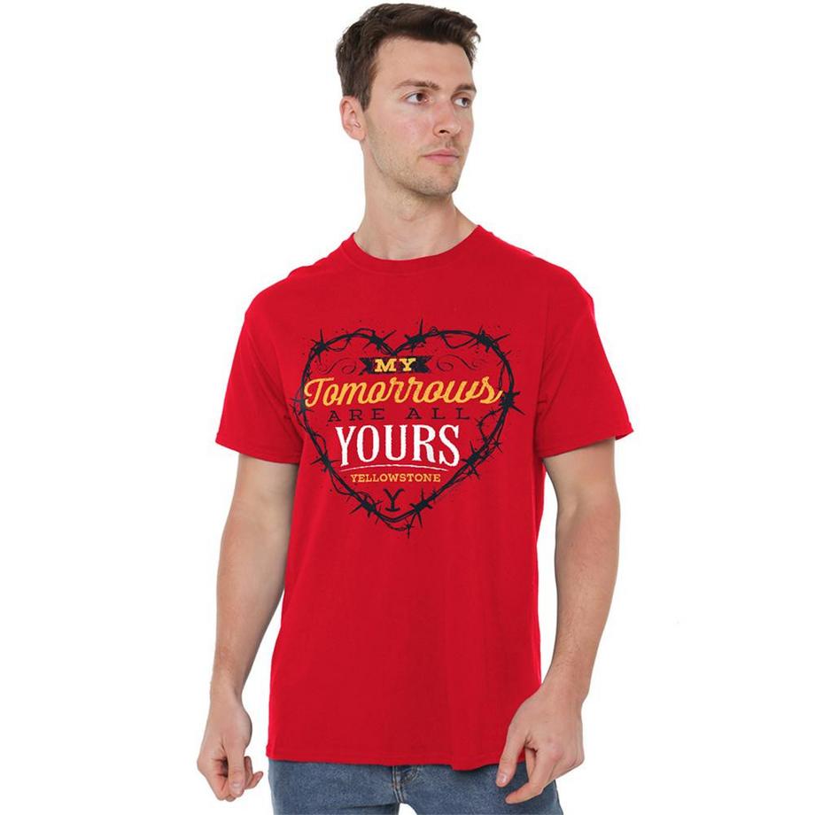 Yellowstone  My Tomorrows Are All Yours Maglietta Cuore 