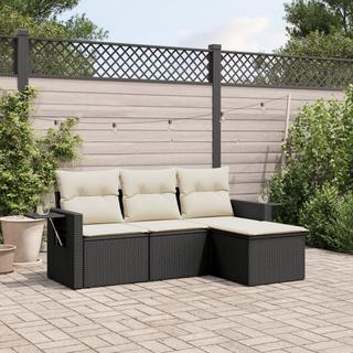 VidaXL set divano da giardino Polirattan  