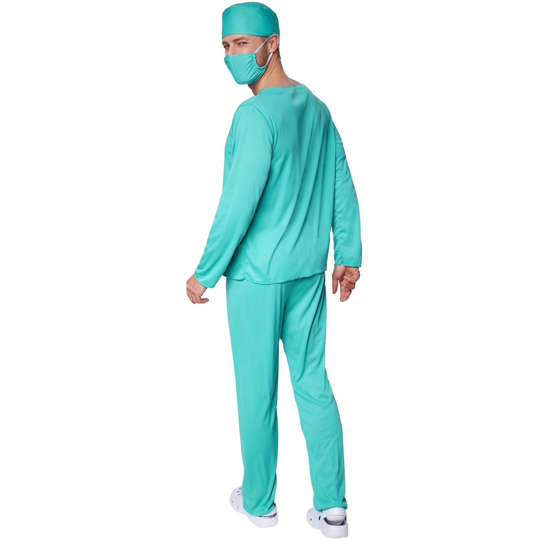 Tectake  Costume da uomo medico chirurgo 