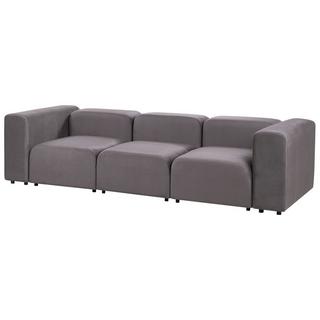 Beliani 3 Sitzer Sofa aus Samtstoff Modern FALSTERBO  