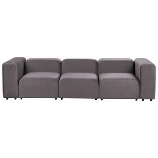 Beliani 3 Sitzer Sofa aus Samtstoff Modern FALSTERBO  