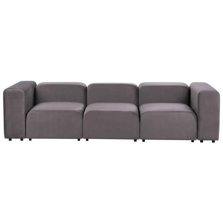 Beliani 3 Sitzer Sofa aus Samtstoff Modern FALSTERBO  