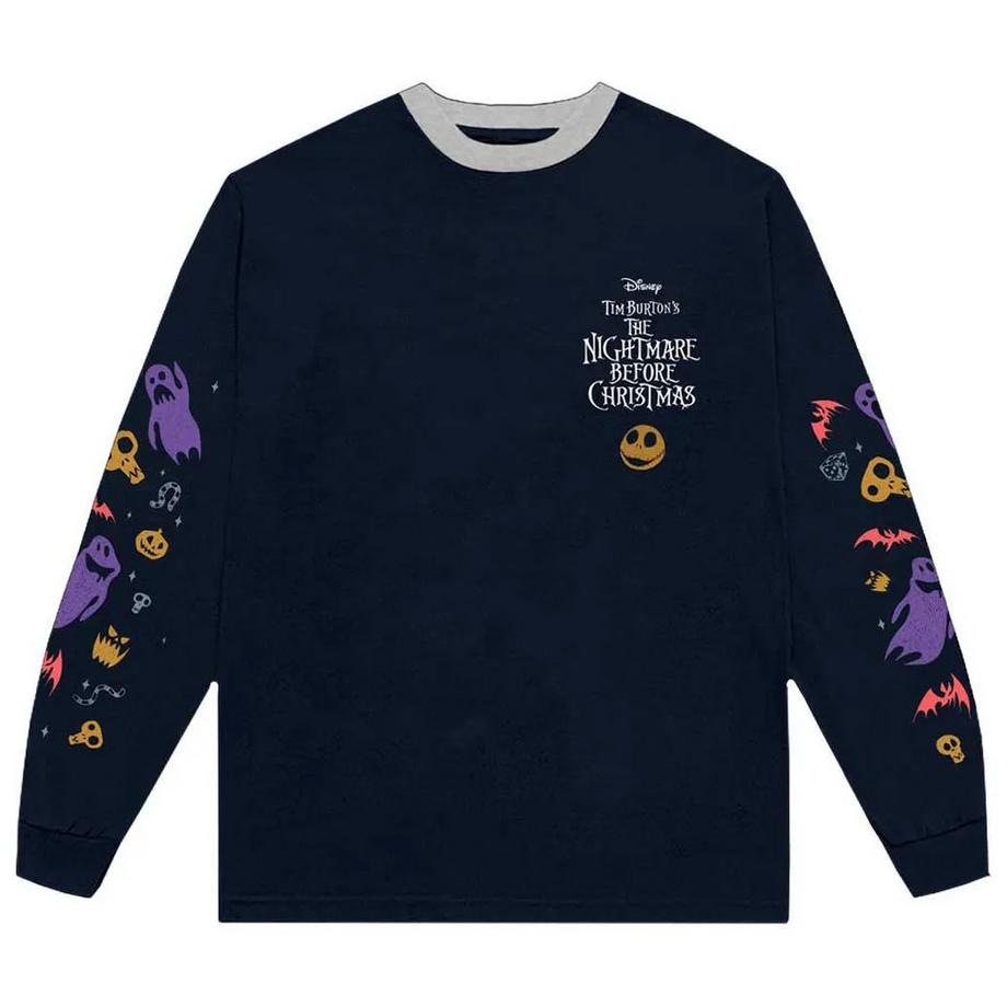 The Nightmare Before Christmas Maglietta Manica Lunga Impreziosita  