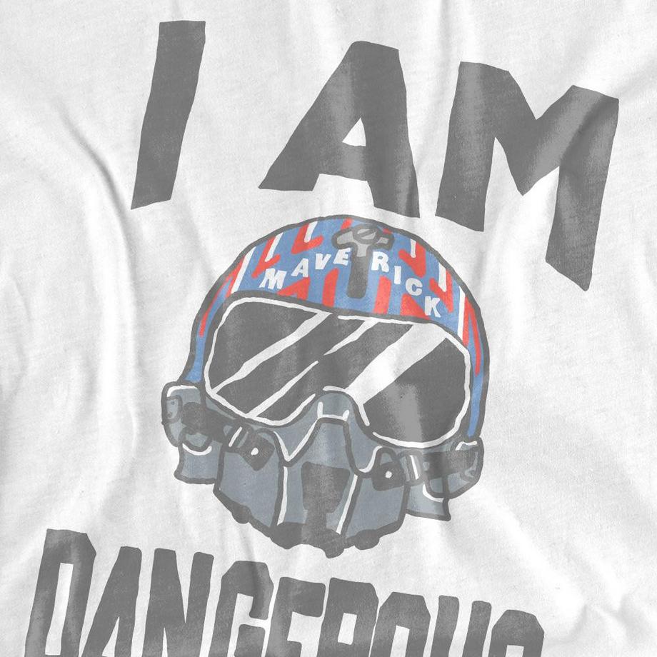 Top Gun T-shirt I Am Dangerous  