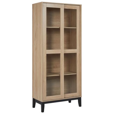 Beliani Vitrine en verre en MDF Scandinave RUMSON  