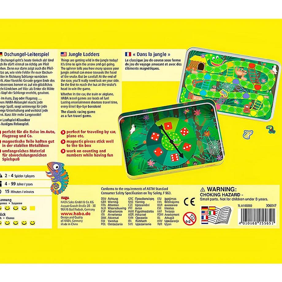 HABA  Spiele Dschungel-Leiterspiel 