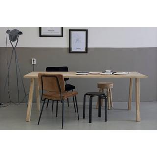 mutoni Structure de table Tablo en chêne forme A (lot de 2)  