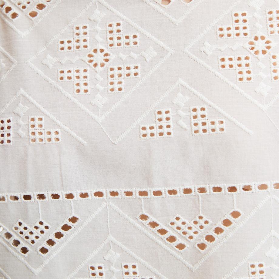 La Redoute Collections Top mit schmalen Trägern englische Stickerei  