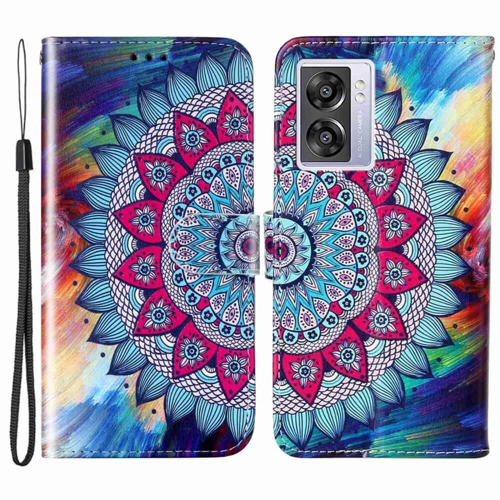 Cover-Discount  OPPO A57s - Etui en similcuir motif 