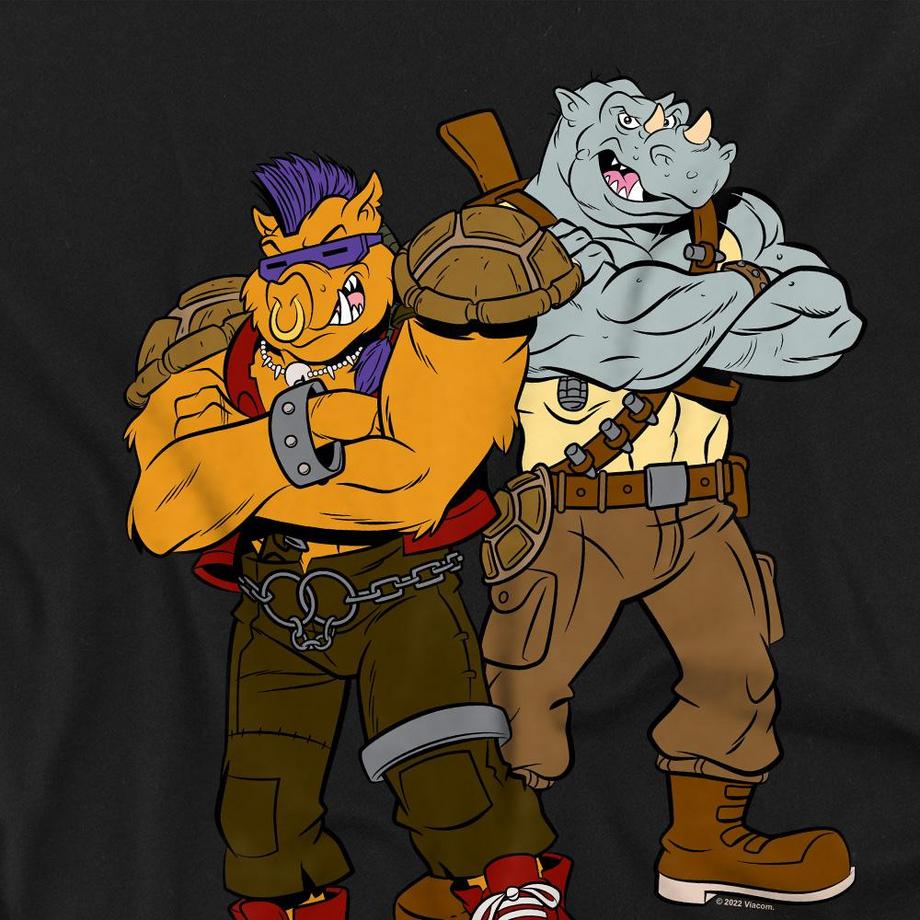 TEENAGE MUTANT NINJA TURTLE  Maglietta Bebop & Rocksteady 