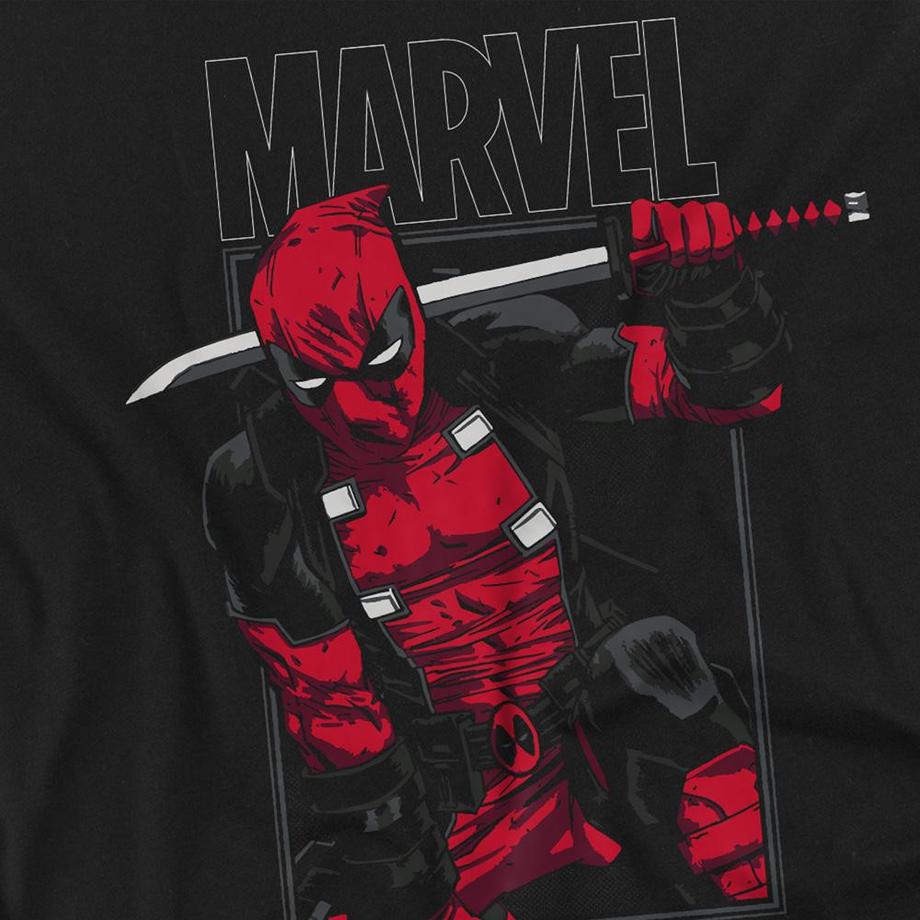 Deadpool  T-ShirtManches Longues Motiftyle Épée 