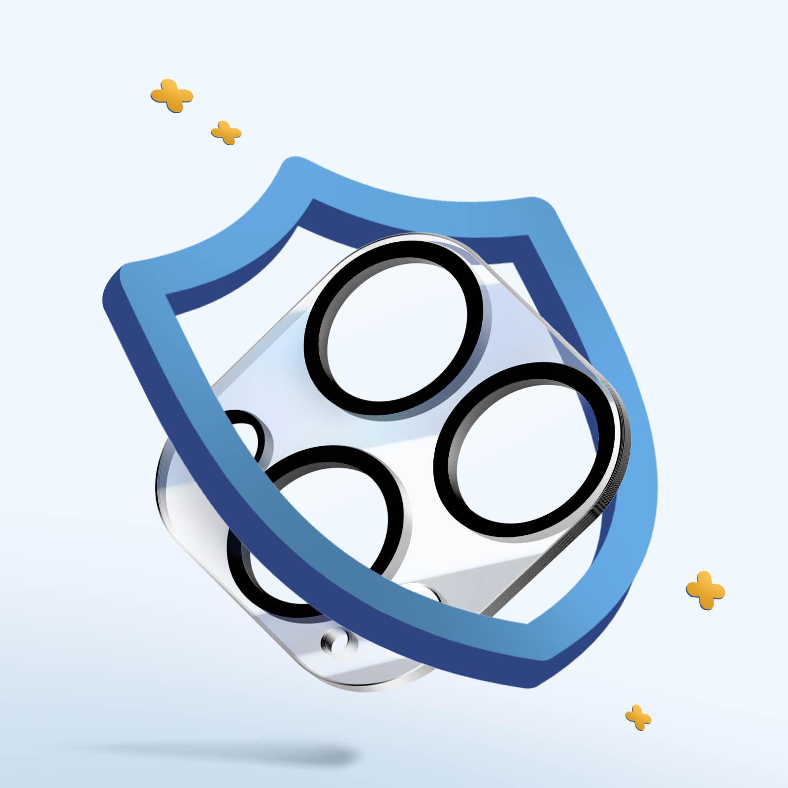 Avizar  Verre Caméra iPhone 15 Pro Max, Enkay 