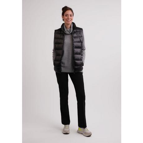 CASH-MERE.CH Gilet in Piumino Fodera Cashmere Effetto Lucido  