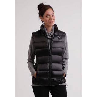 CASH-MERE.CH Gilet in Piumino Fodera Cashmere Effetto Lucido  
