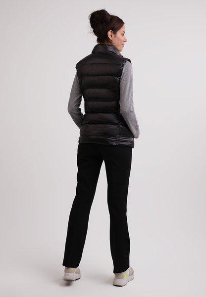 CASH-MERE.CH Gilet in Piumino Fodera Cashmere Effetto Lucido  