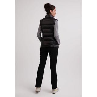 CASH-MERE.CH Gilet in Piumino Fodera Cashmere Effetto Lucido  
