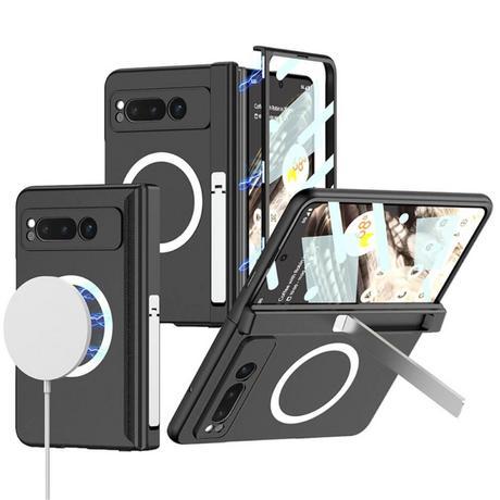 Cover-Discount  Google Pixel Fold - Custodia Con Magente E Vetro Blindato 