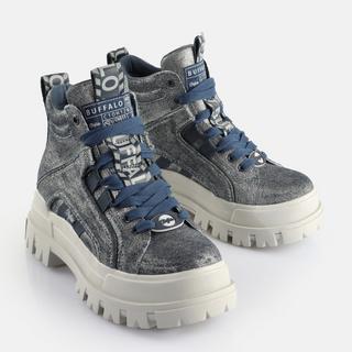 Buffalo  bottines aspha nc mid - vegan denim 