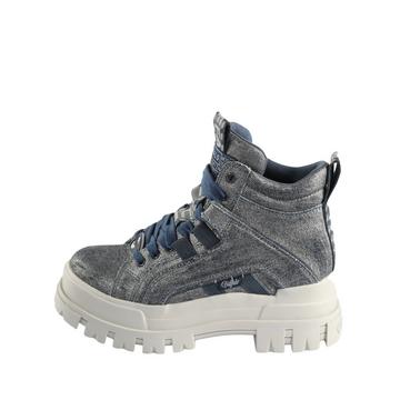 damen stiefeletten aspha nc mid - vegan denim