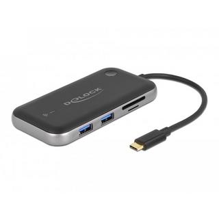 DeLock  DeLOCK Display wireless Adattatore USB Type-C Full HD - HDMI + VGA con lettore di schede e Hub 