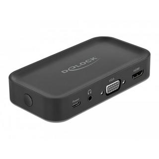 DeLock  DeLOCK Display wireless Adattatore USB Type-C Full HD - HDMI + VGA con lettore di schede e Hub 