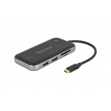 DeLock  DeLOCK Display wireless Adattatore USB Type-C Full HD - HDMI + VGA con lettore di schede e Hub 