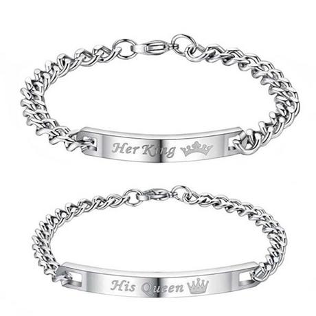 eStore  Bracelets Couple - Son Roi / Sa Reine 