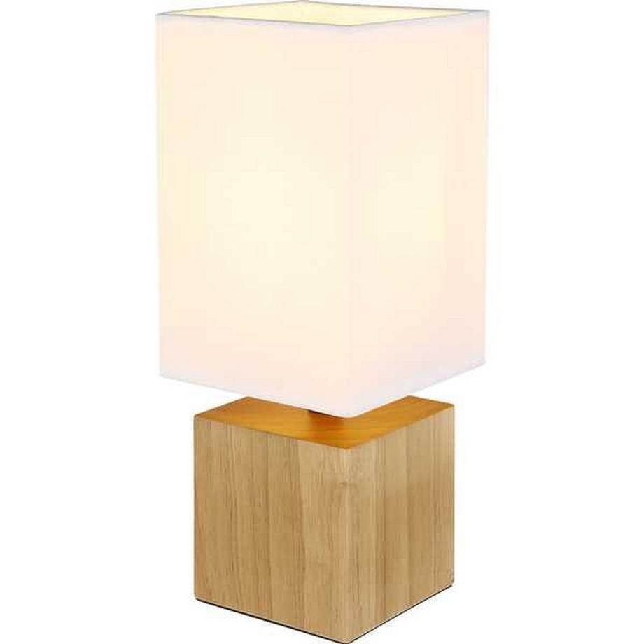 Lampe à poser Valentino bois naturel 1xE27