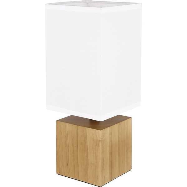 mutoni Lampe à poser Valentino bois naturel 1xE27  