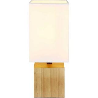 mutoni Lampe à poser Valentino bois naturel 1xE27  