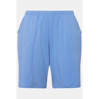 Ulla Popken  Shorts di jersey con tasche e cintura elastica 