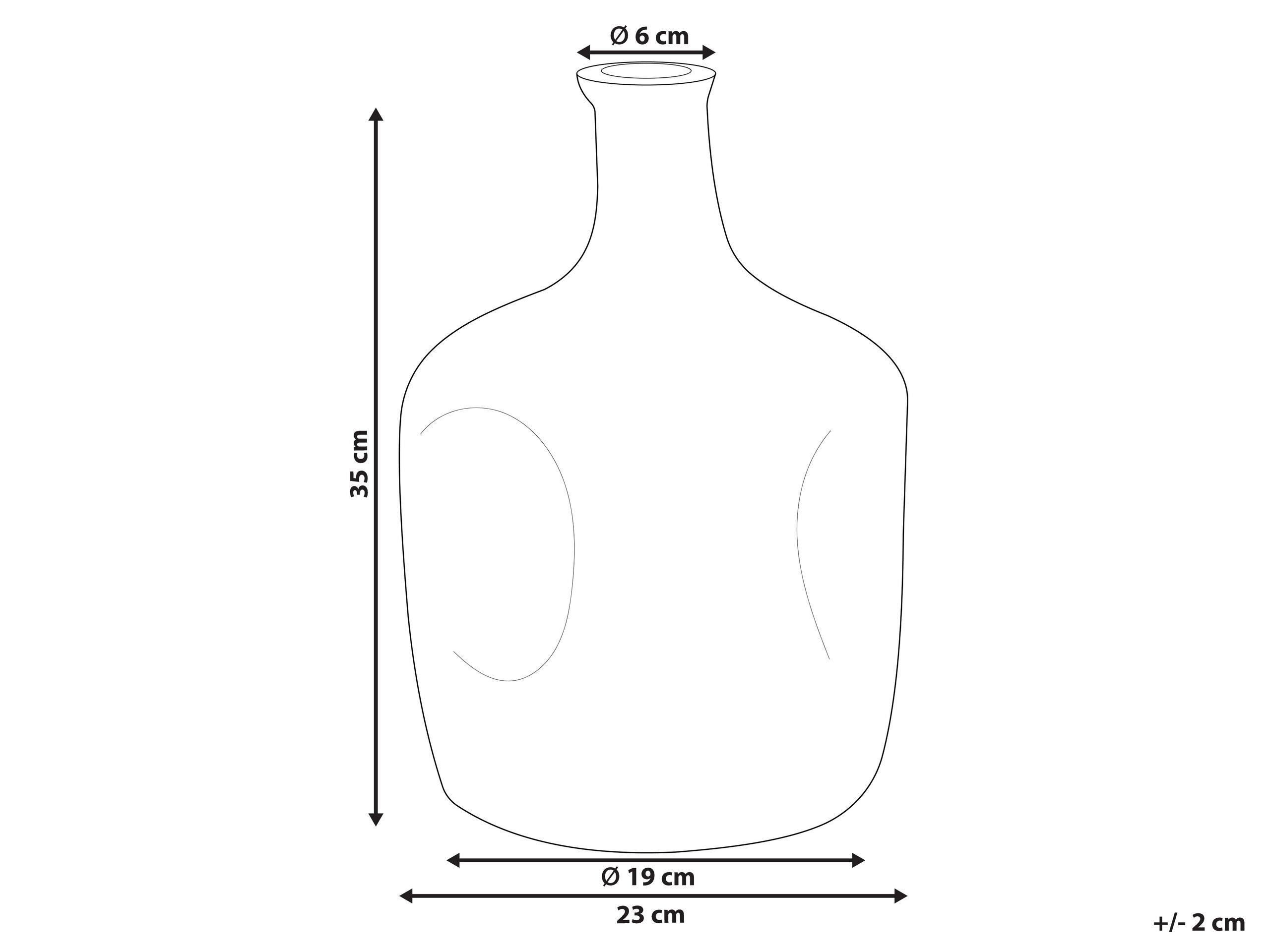 Beliani Dekoration aus Glas Modern KERALA  