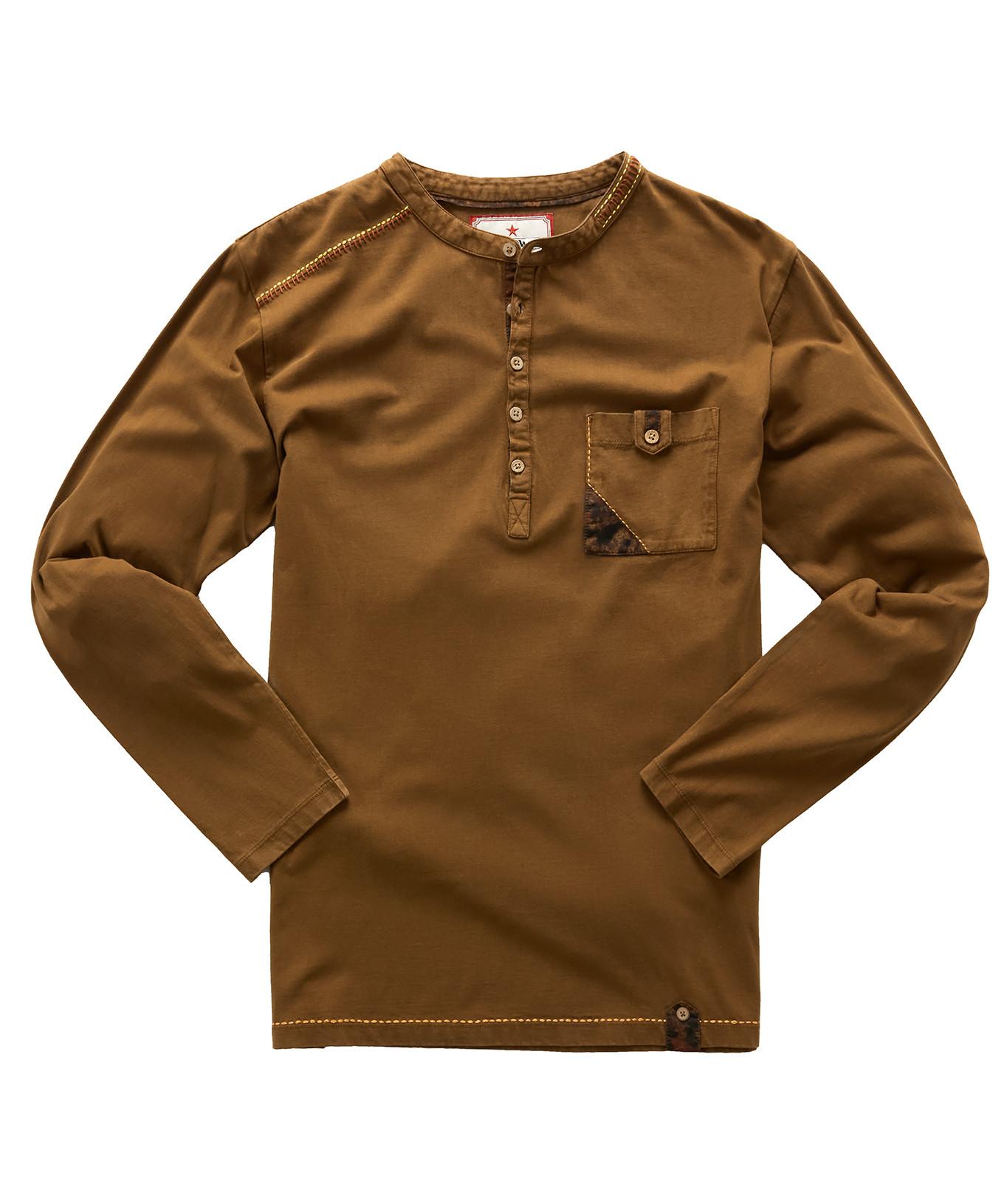 Joe Browns  Besticktes langärmeliges Henley 