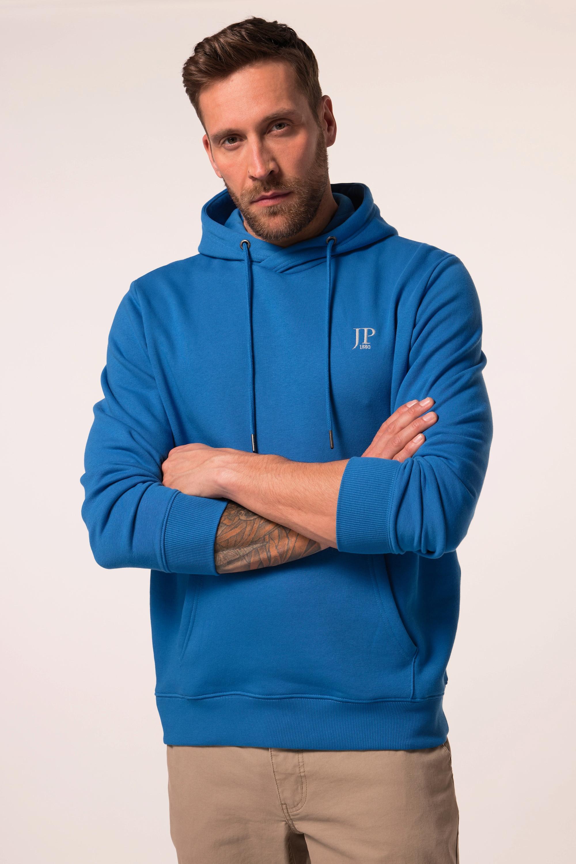 JP1880 Hoodie Brust-Print Kängurutasche  