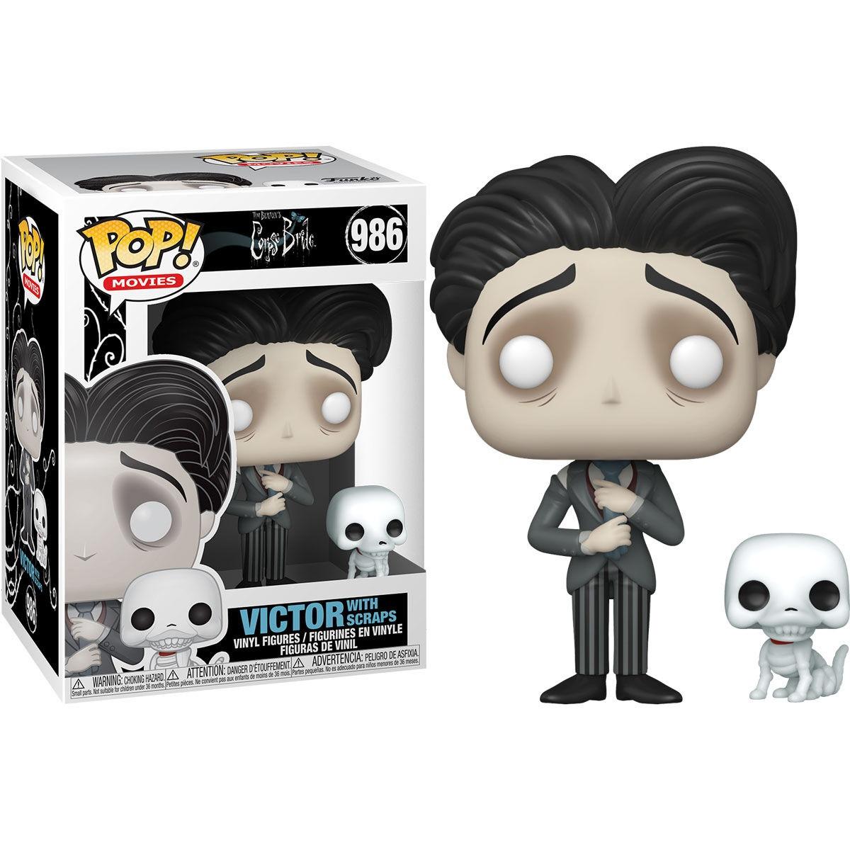 Funko  Figurine POP Corpse Bride Victor avec Scraps 