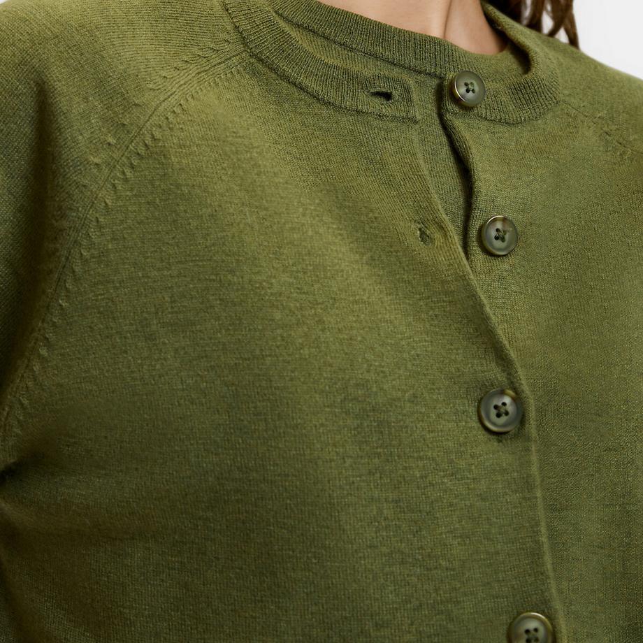 La Redoute Collections Cardigan Col Rond en Maille Fine  