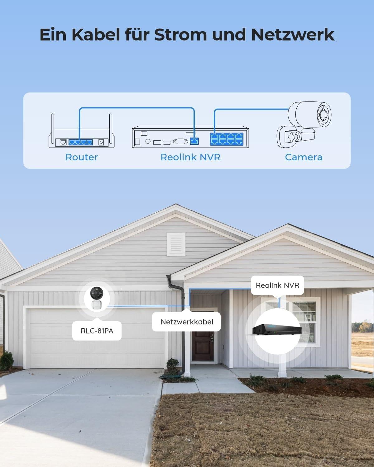 Reolink  P330P Telecamera 4K PoE per esterni 