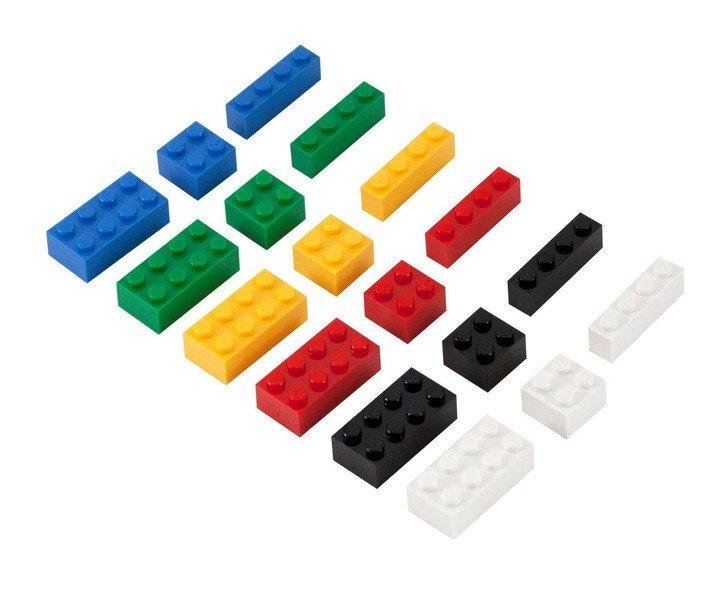 Q-BRICKS  Baustein KINDERGARTEN Basic Mischfarben 