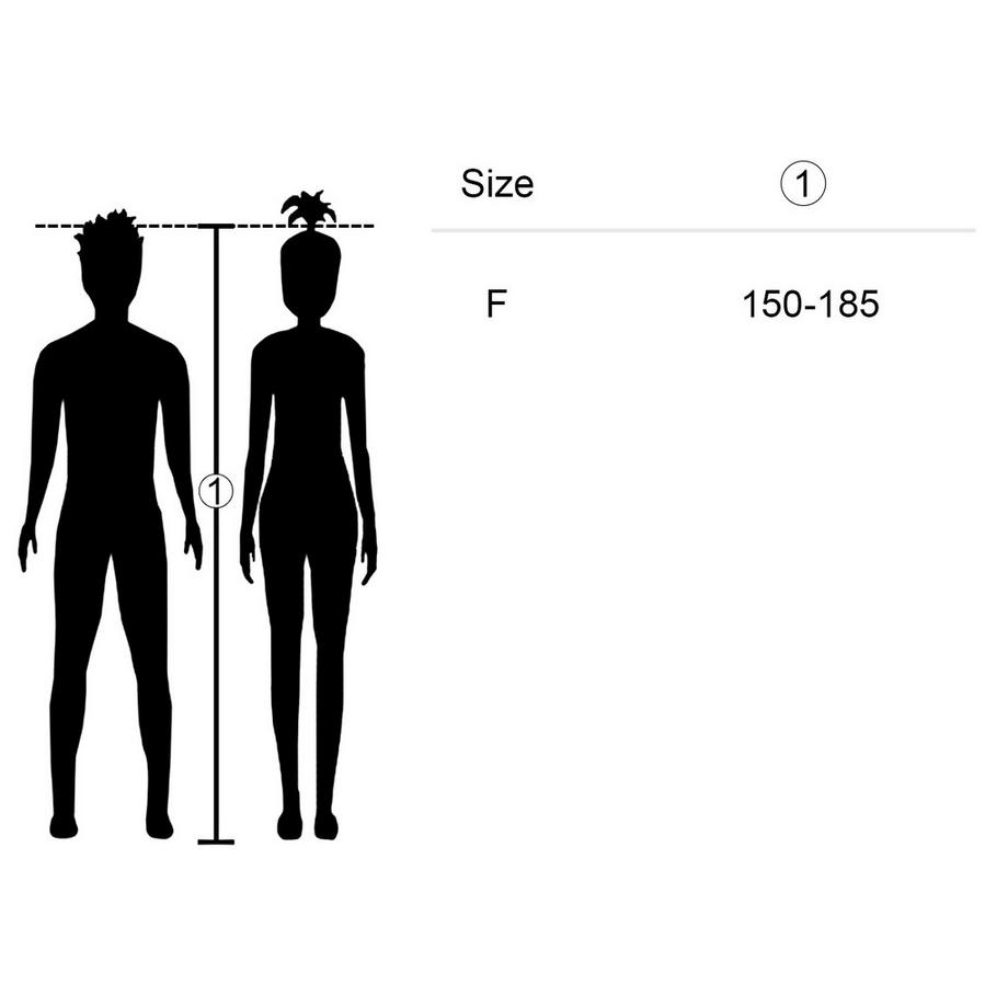 Tectake  Costume autogonfiabile da personal trainer 