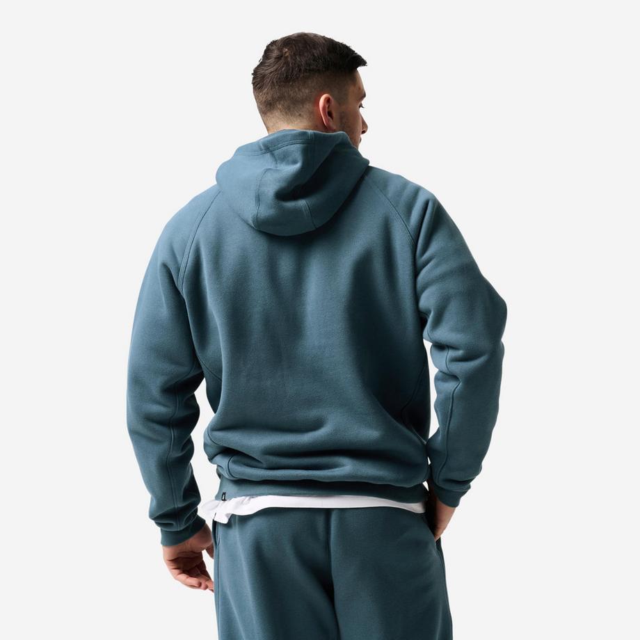 DOMYOS  Sweat de sport en coton à capuche homme, bleu foncé 