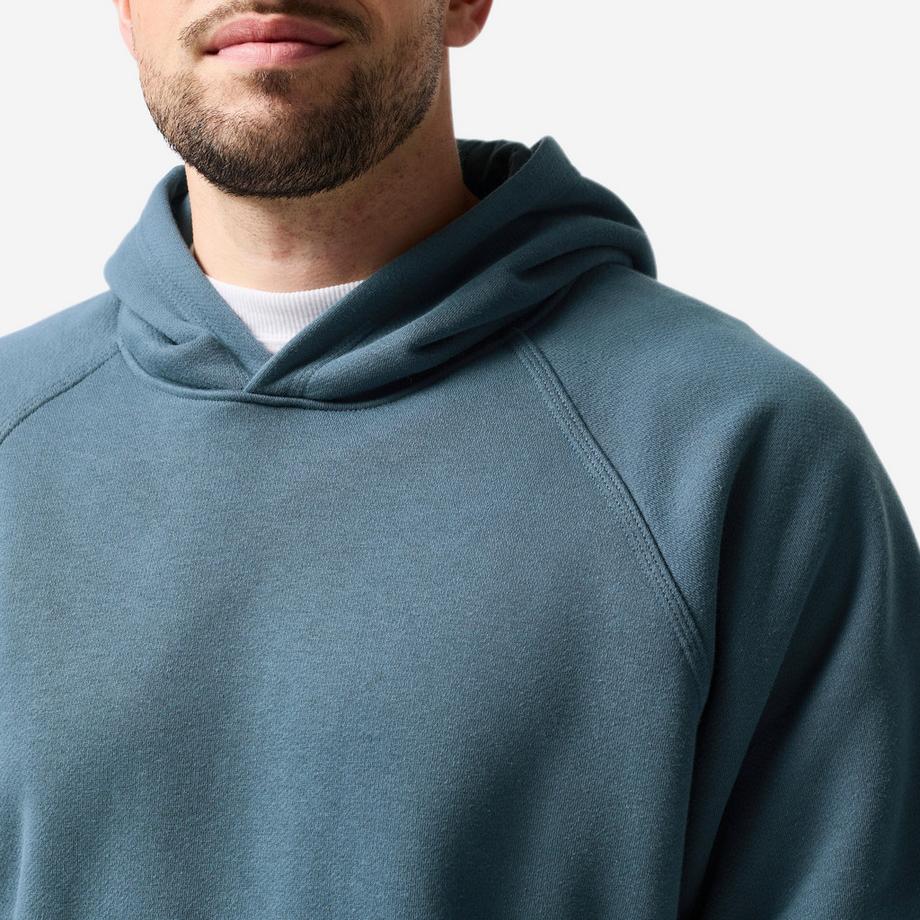 DOMYOS  Sweat de sport en coton à capuche homme, bleu foncé 