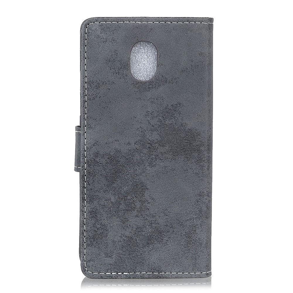 Cover-Discount  Nokia 2.3 - Vintage Etui Wildleder Optik 