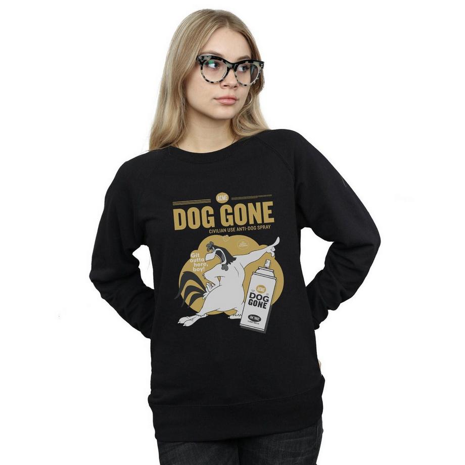 LOONEY TUNES Dog Gone Imprimé Sweatshirt Coupe Slim  