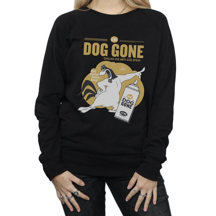 LOONEY TUNES Dog Gone Imprimé Sweatshirt Coupe Slim  