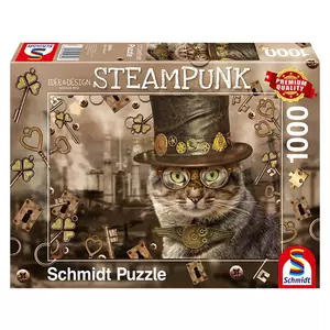 Puzzle Steampunk Katze (1000Teile)
