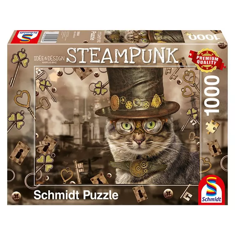 Schmidt Puzzle Steampunk Katze (1000Teile)online kaufen MANOR