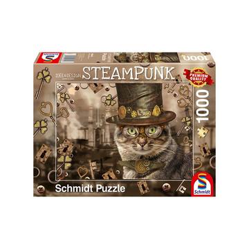 Puzzle Steampunk Katze (1000Teile)