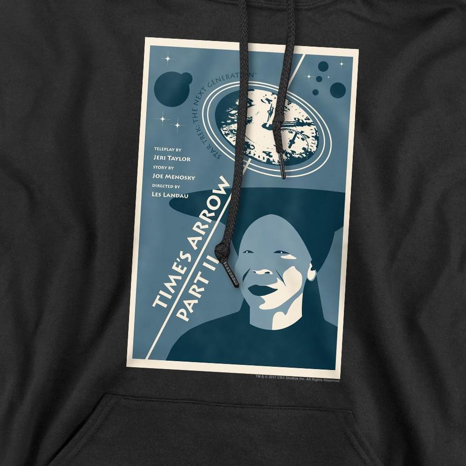 Star Trek The Next Generation Season 6 Episode 1 Felpa con cappuccio  